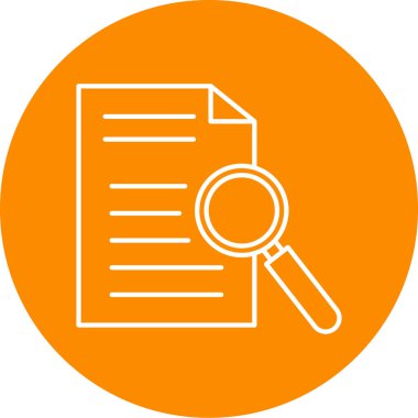 Belge. Web simgesi basit tasarım