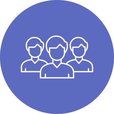 İnsan simgesinin vektör illüstrasyonu