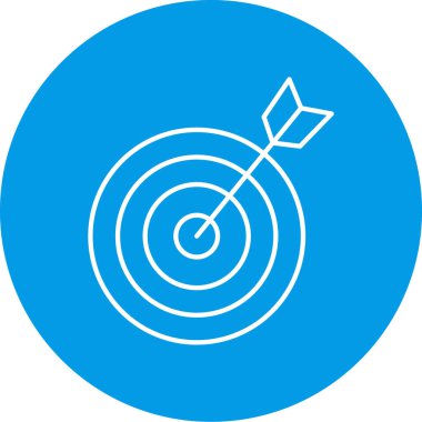 hedef simge vektör illüstrasyonu