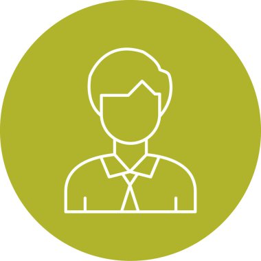 İnsan simgesinin vektör illüstrasyonu