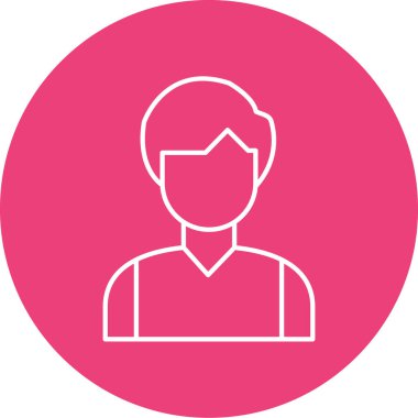 İnsan simgesinin vektör illüstrasyonu