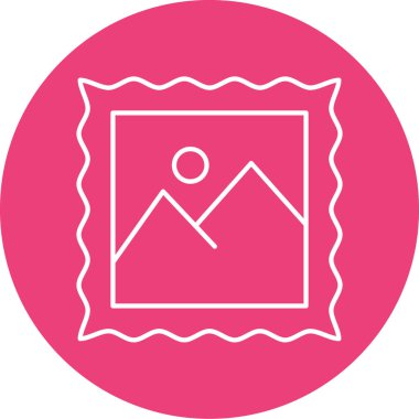 Modern b 'nin vektör illüstrasyonu simge çizgisi yok