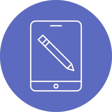 Akıllı telefon modern simgesinin vektör çizimi