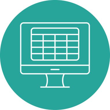 seo modern simgesinin vektör illüstrasyonu