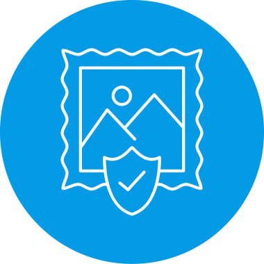 Modern b 'nin vektör illüstrasyonunda simge çizgisi eksik. Web ve mobil uygulama için güzel bir öge.