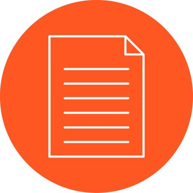 Vektör belgesi Simge illüstrasyonu