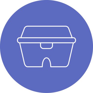 Gıda simgesinin vektör illüstrasyonu