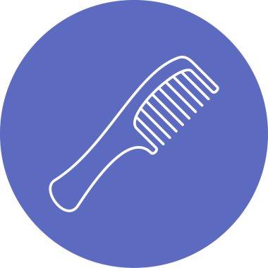 Tarak. Web simgesi basit tasarım