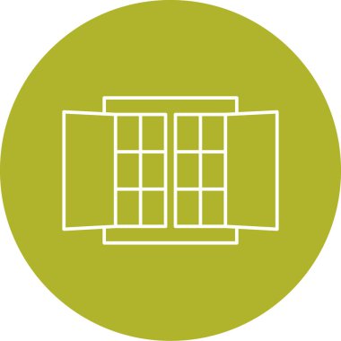 Modern yapı simgesinin vektör illüstrasyonu