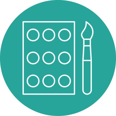 Eğitim simgesinin vektör illüstrasyonu