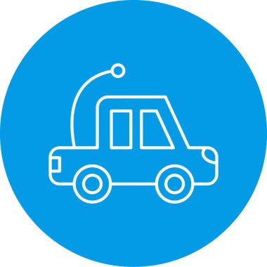 Modern otomatik simgenin vektör illüstrasyonu