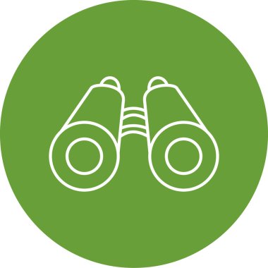 dürbün simgesi vektör illüstrasyonu