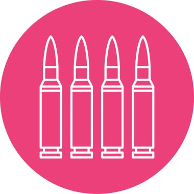 kurşun simgesi, vektör illüstrasyonu