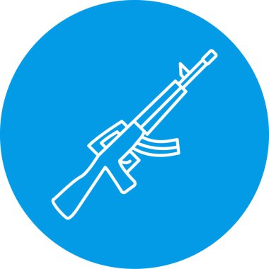 Silah simgesinin vektör illüstrasyonu