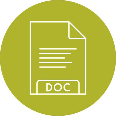 Dosya biçim simgesinin vektör illüstrasyonu 