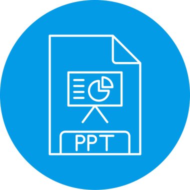 Dosya biçim simgesinin vektör illüstrasyonu 