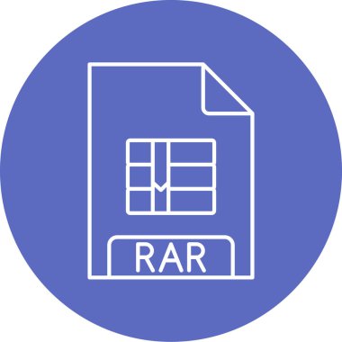 Dosya biçim simgesinin vektör illüstrasyonu 