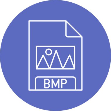 Dosya biçim simgesinin vektör illüstrasyonu 