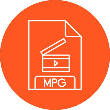 Dosya biçim simgesinin vektör illüstrasyonu 