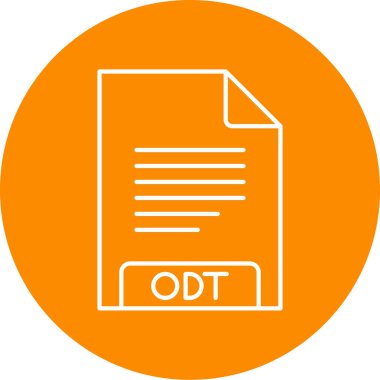 Dosya biçim simgesinin vektör illüstrasyonu 