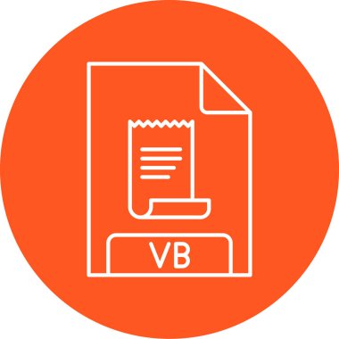 Dosya biçim simgesinin vektör illüstrasyonu 