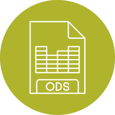 Dosya biçim simgesinin vektör illüstrasyonu 