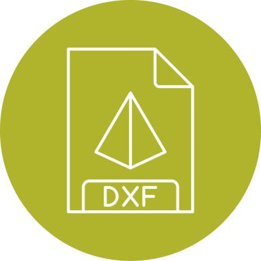 Dosya biçim simgesinin vektör illüstrasyonu 