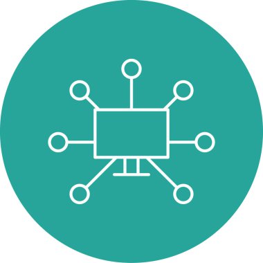 seo modern simgesinin vektör illüstrasyonu