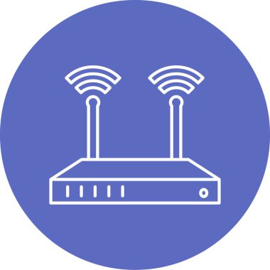 Yönlendirici simgesi, vektör illüstrasyonu