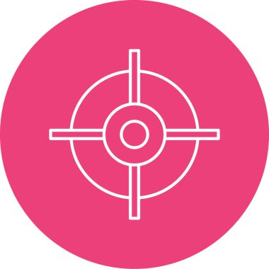 hedef simge vektör illüstrasyonu