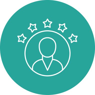 kullanıcı vektörü simgesi modern illüstrasyon