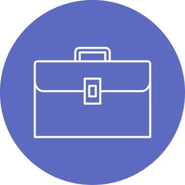 Evrak çantası simgesinin vektör illüstrasyonu