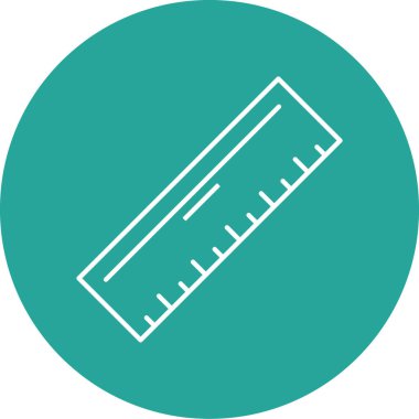 cetvel simgesi çizimi