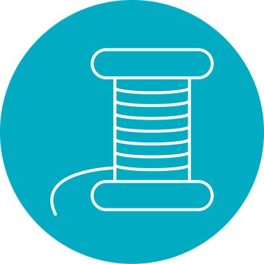 Tek b simgesinin vektör illüstrasyonu