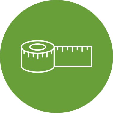 Kişisel ve ticari kullanım için bir cetvel vektör simgesi.