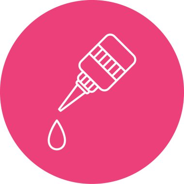 Modern yapıştırıcı simgesinin vektör çizimi