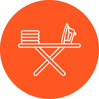 Modern ütü simgesinin vektör illüstrasyonu