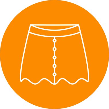 İkon dikiyorum. vektör illüstrasyonu  