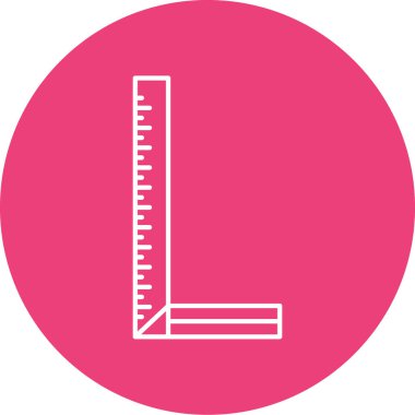 İkon dikiyorum. vektör illüstrasyonu  