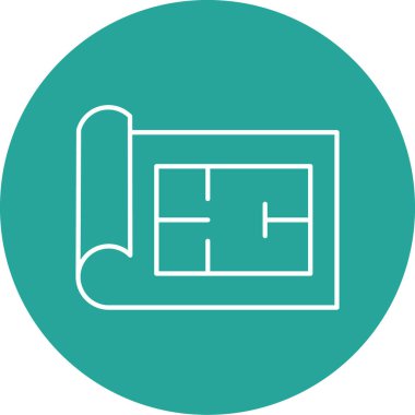 Modern simgenin vektör illüstrasyonu