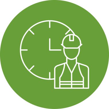 İnşaat, geliştirme, dağıtım, servis, yönetim, avatar, yönetici, bina. Basit resimleme