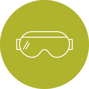 gözlük simgesinin vektör illüstrasyonu