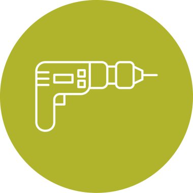 vector illustration of modern drill icon