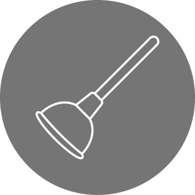 Kürek simgesinin vektör illüstrasyonu