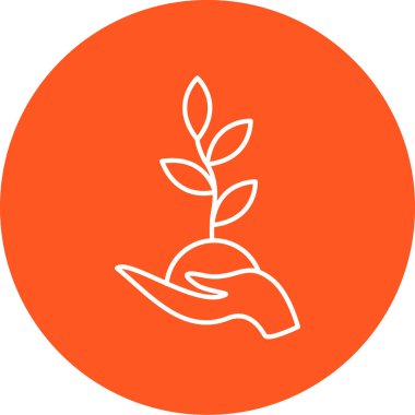 ekoloji vektör renk simgesi