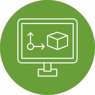 seo modern simgesinin vektör illüstrasyonu