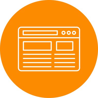 seo modern simgesinin vektör illüstrasyonu