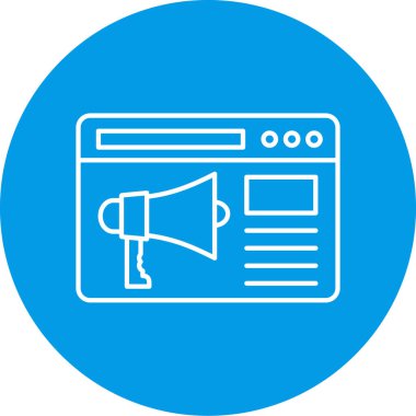 seo modern simgesinin vektör illüstrasyonu