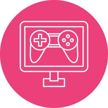 video kontrol konsolu vektör illüstrasyonu