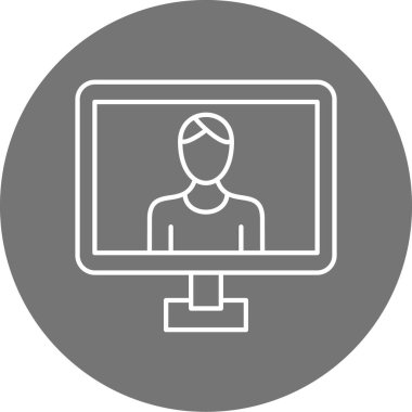 seo modern simgesinin vektör illüstrasyonu